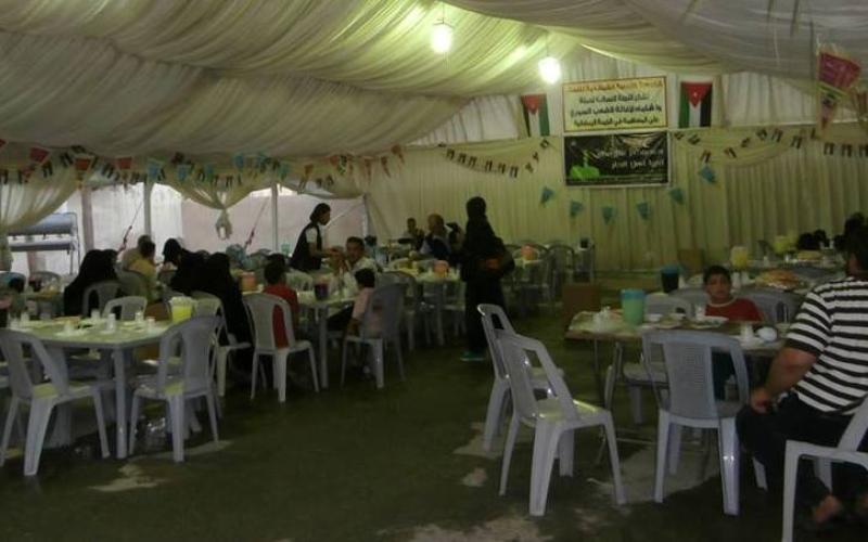 الجمعية الشيشانية تفتتح خيمة رمضانية للعائلات السورية والمحتاجة بالزرقاء