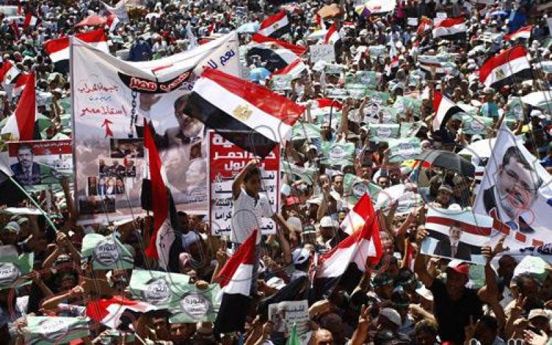 مصر:تجدد التظاهرات المؤيدة لمرسي