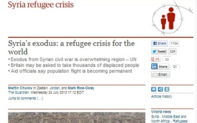 تقرير: الزعتري رابع أكبر مدن الأردن.. وتهديد الأمن العالمي