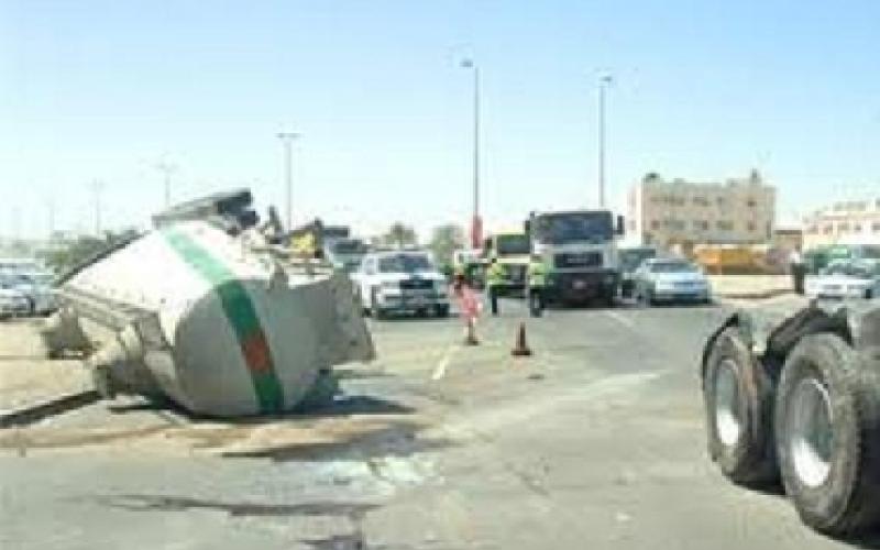 العقبة: وفاة سائق صهريج مشتقات نفطية بعد تدهوره