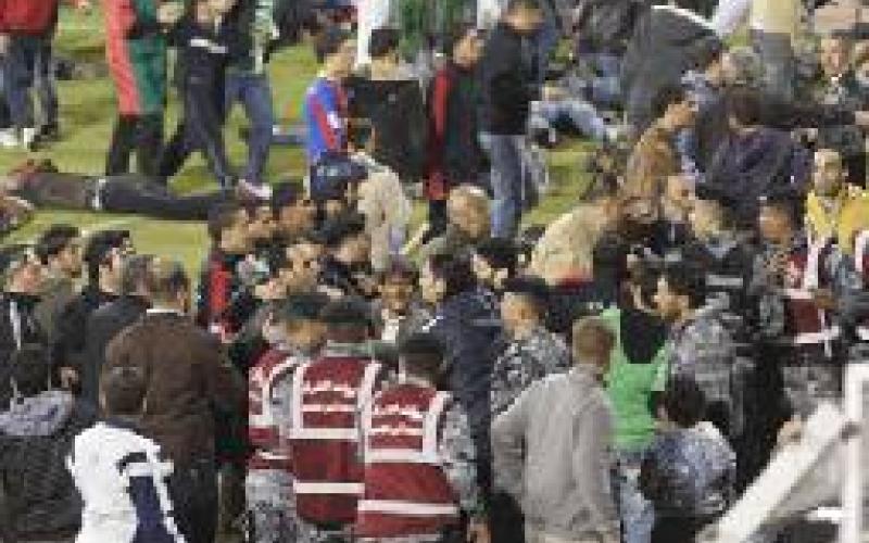 شغب بعد مباراة الوحدات والفيصلي..والدرك يتدخل