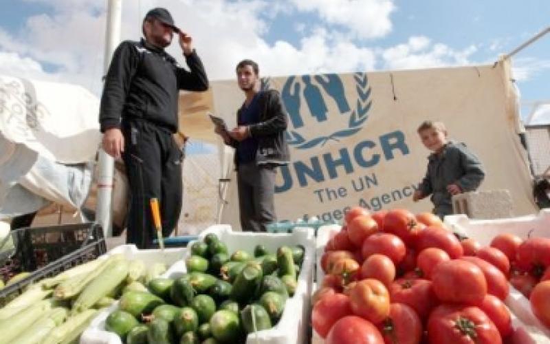 الزعتري: قسائم لشراء المواد الغذائية