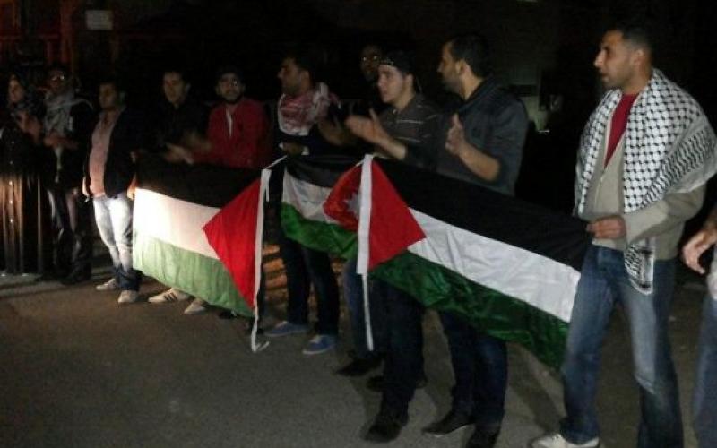 اعتصام أمام السفارة الإسرائيلية احتجاجا على تقسيم الأقصى وقمع الأسرى