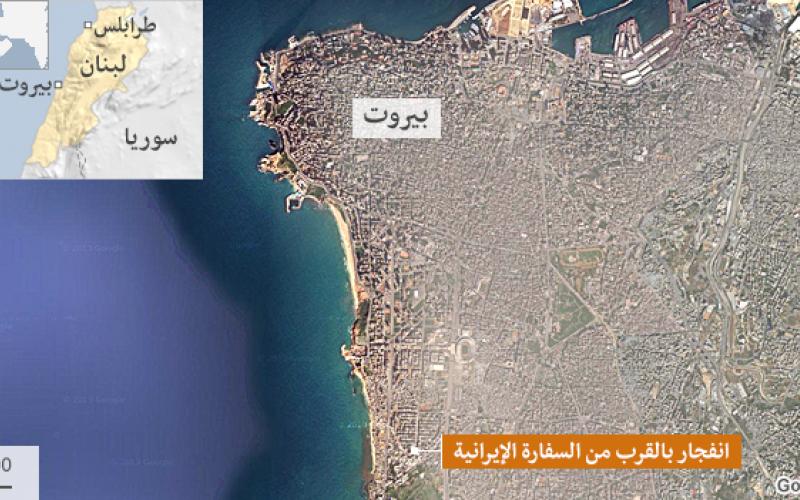 تفجير بيروت: 23 قتيلا في تفجيرين استهدفا السفارة الإيرانية جنوبي العاصمة