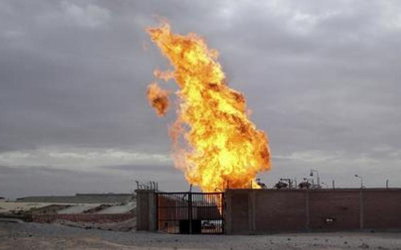 إصلاح خط الغاز المصري واستئناف الضخ
