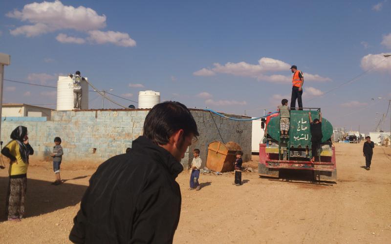 صهاريج المياه تزهق أرواح لاجئين في الزعتري
