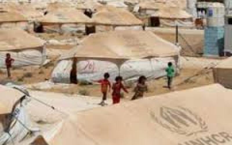 مخيم مخيزن يستقبل اللاجئين السوريين نهاية نيسان