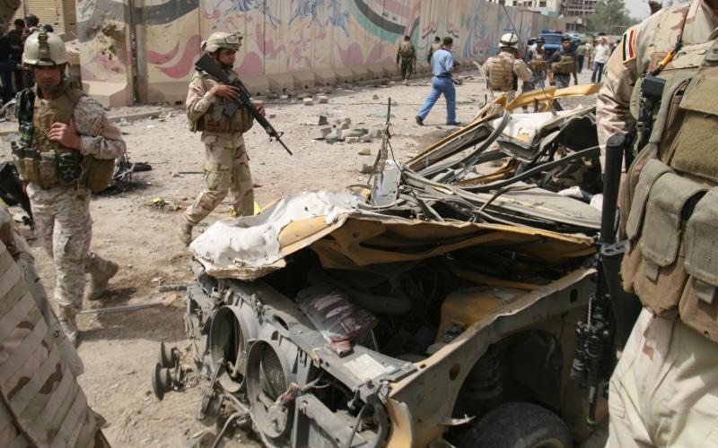 سلسلة تفجيرات في بغداد