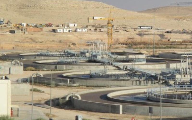 استمرار أعمال التوسعة في محطة تنقية الخربة السمرا 