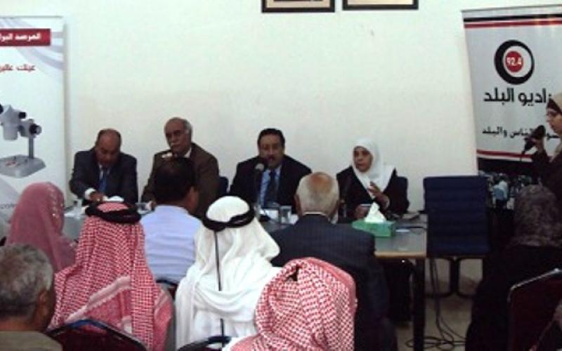 مناظرة لراديو البلد في معان بعنوان "الدروس المستفادة من أزمة معان"