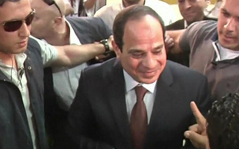 السيسي رئيسا لمصر رسميا بنسبة 97%