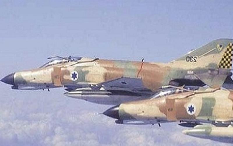 اصابة فلسطينية بغارة شنتها طائرات الاحتلال على غزة