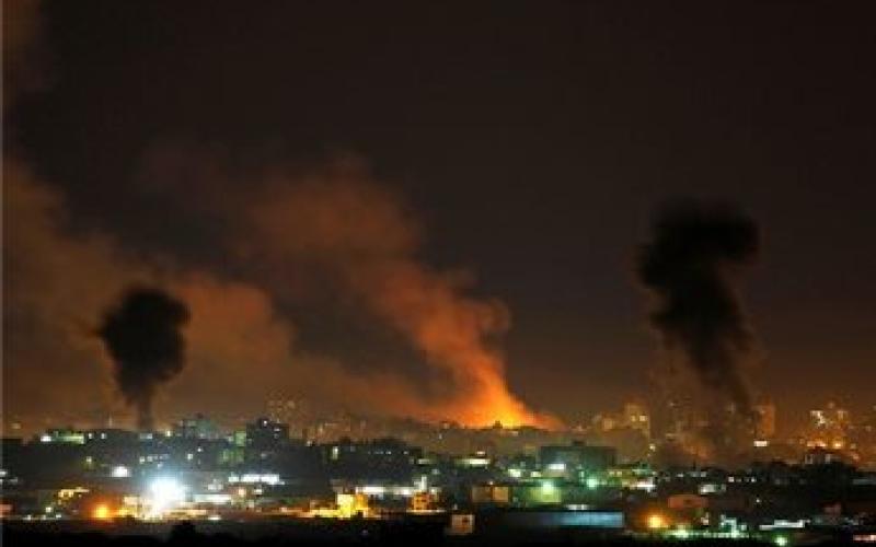  سلسلة غارات اسرائيلية على غزة والمقاومة ترد