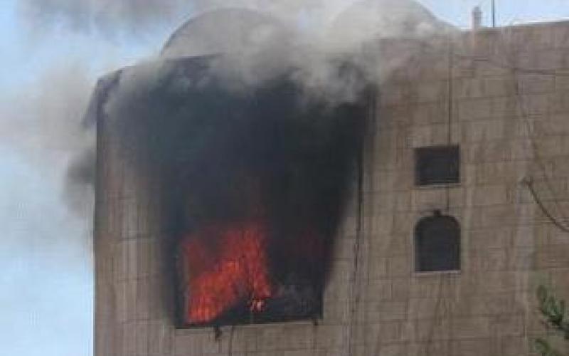 وفاة سيدة وإصابة 9 أشخاص إثر حريق شقة بالمهاجرين