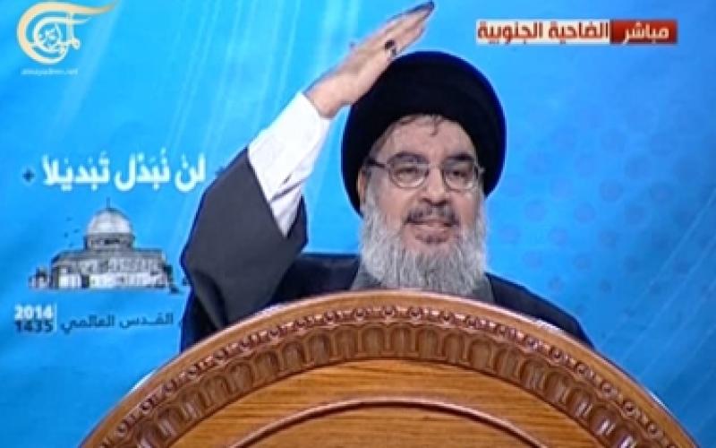 نصرالله: حزب الله لن يبخل بأي دعم للمقاومة 