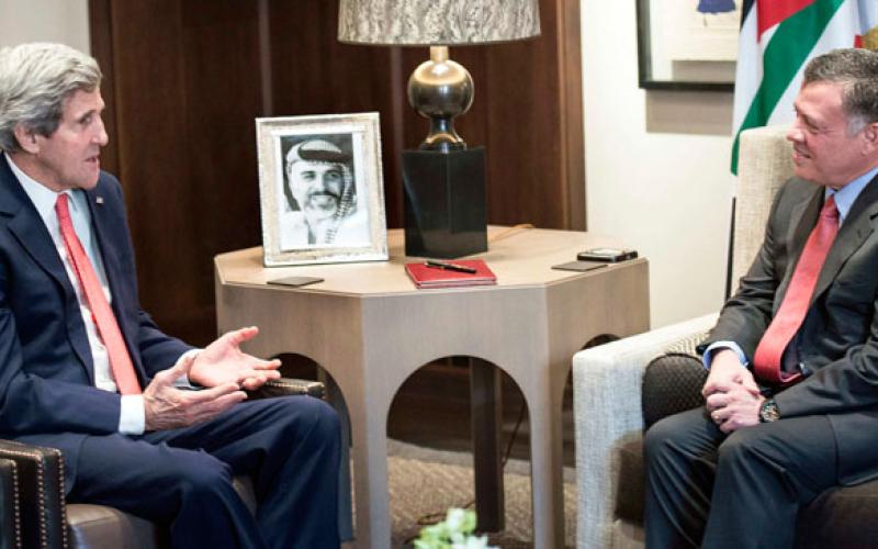 الملك يلتقي كيري ونتنياهو الليلة