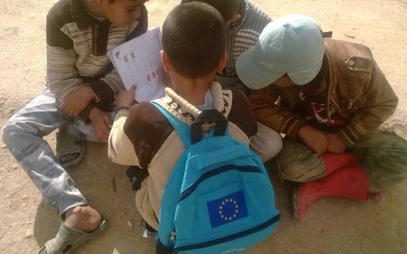 أطفال اللاجئين السوريين سفراء لتشجيع التعليم في مخيم الزعتري