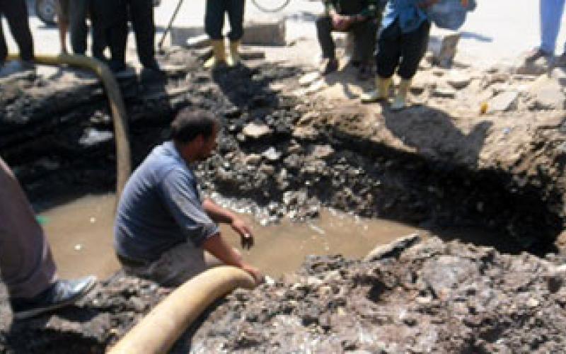 1250 عطلاً في شبكات مياه الطفيلة