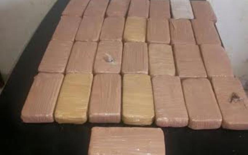 ضبط 36 كغم هيروين في البادية الشمالية