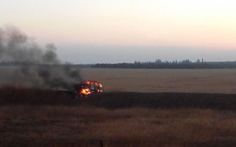 تدمير مركبة حاولت اجتياز الحدود من سورية