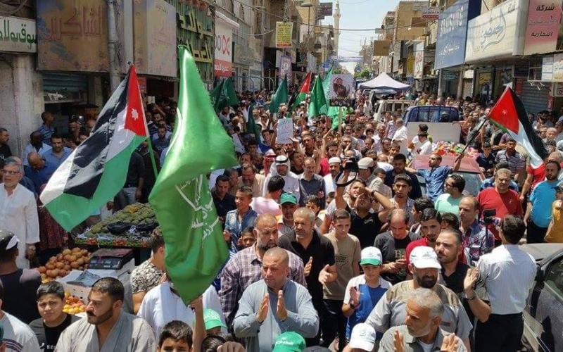 مسيرة للحركة الإسلامية في الزرقاء نصرة للأقصى