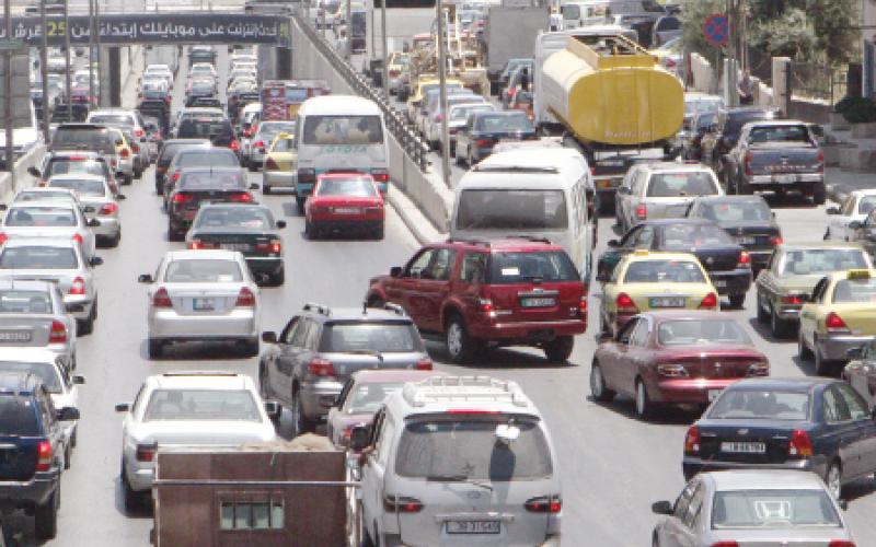 مليون و370 ألف مركبة مسجلة في الأردن