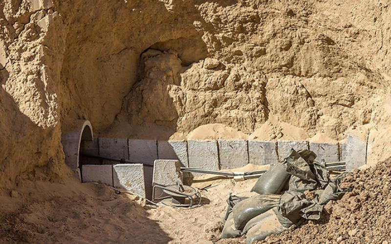 ضبط نفق قرب شارع المطار لسرقة المياه