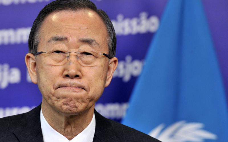 "كي مون" يدعو لحوار أردني إسرائيلي على خلفية ما يجري في فلسطين