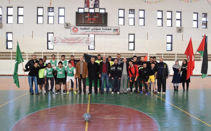 اختتام بطولة خماسي كرة القدم الاولى لطلبة الجاليات بالجامعة الهاشمية