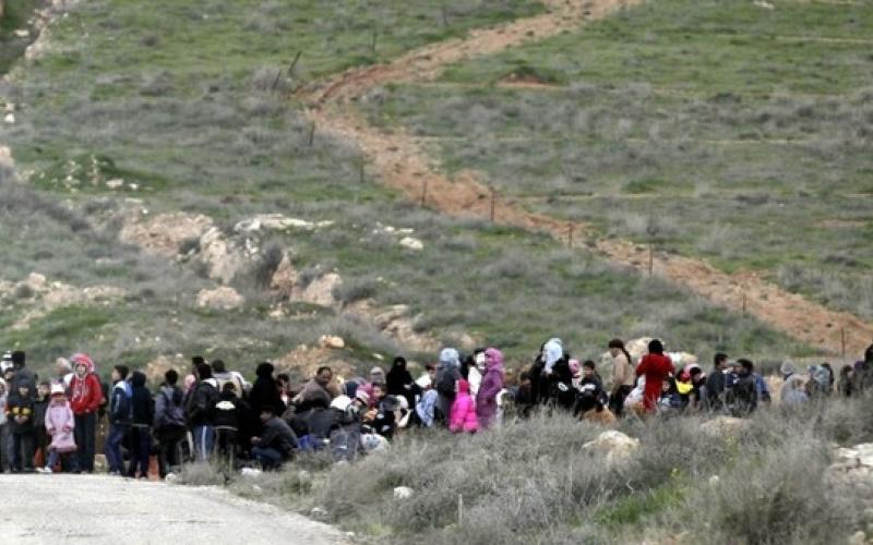 دخول 187 لاجئاً سورياً للأردن