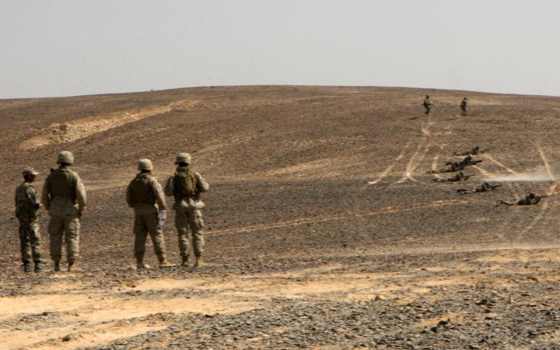 إصابة متسلل من الأراضي العراقية