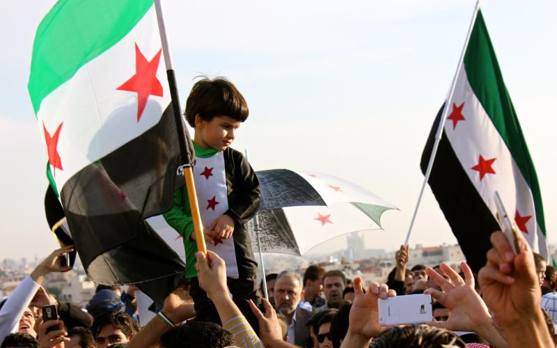 ذكرى "الثورة" السورية حاضرة في الزعتري