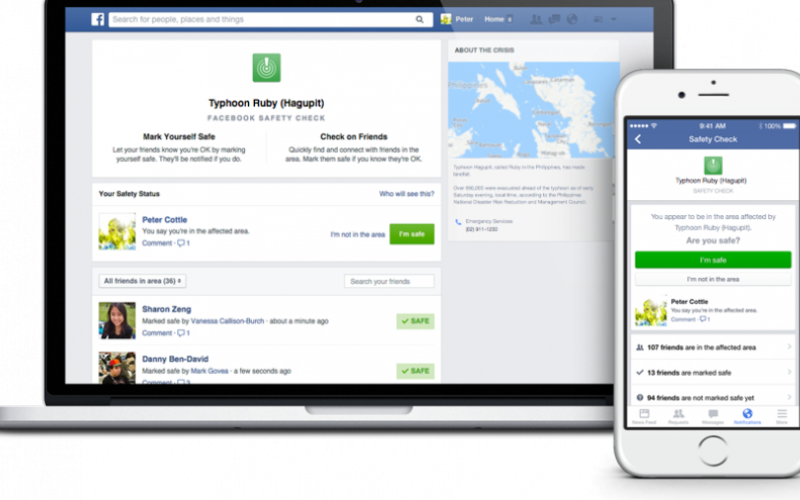 فيس بوك تمنح المستخدمين إمكانية تفعيل “التحقق من السلامة” في حالات الطوارئ‎
