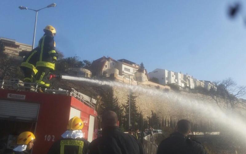 الدفاع المدني: شاركنا بإطفاء حرائق إسرائيل والضفة