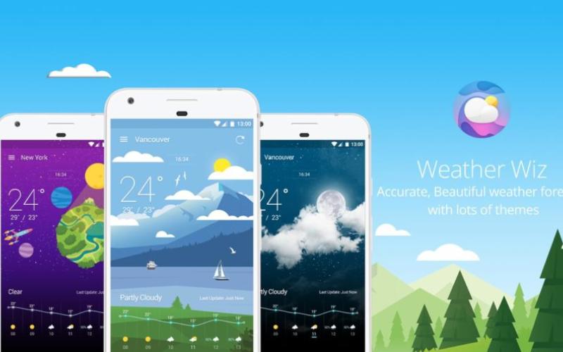 Weather Wiz .. تطبيق للطقس بتصميم أنيق على أجهزة أندرويد