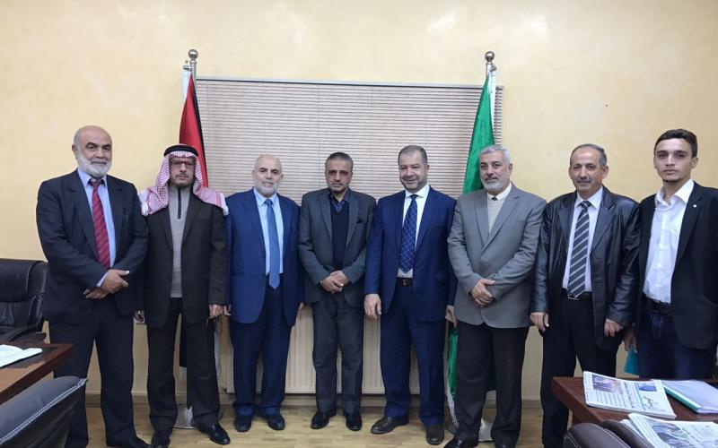 الدقامسة يزور "العمل الاسلامي" ويلتقي قيادة الحزب