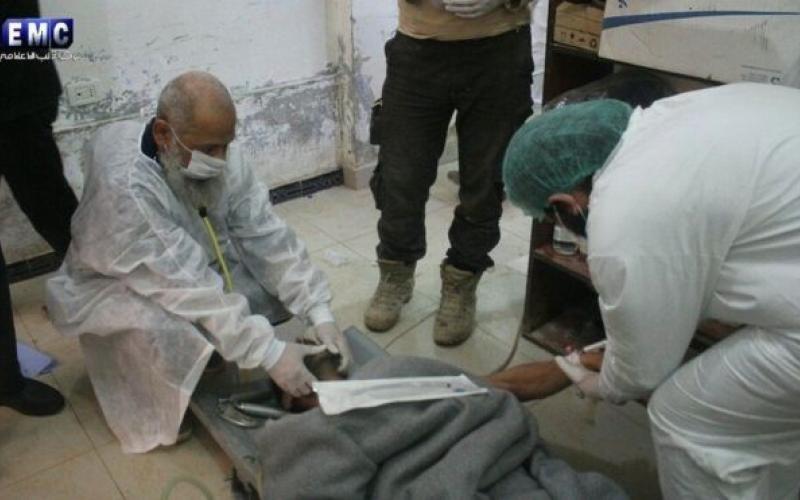ادلب: مقتل 58 شخصا بهجوم يشتبه أنه بأسلحة كيميائية