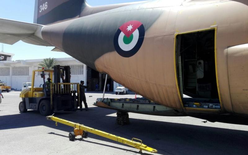 طائرة مساعدات أردنية إلى اليمن