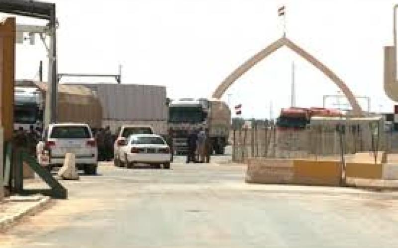 14.400 شاحنة تعبر الحدود الأردنية العراقية