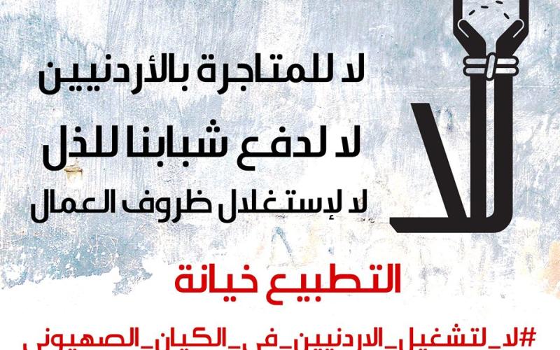 حملة الكترونية لمقاطعة شركات توظف اردنيين في "إيلات"