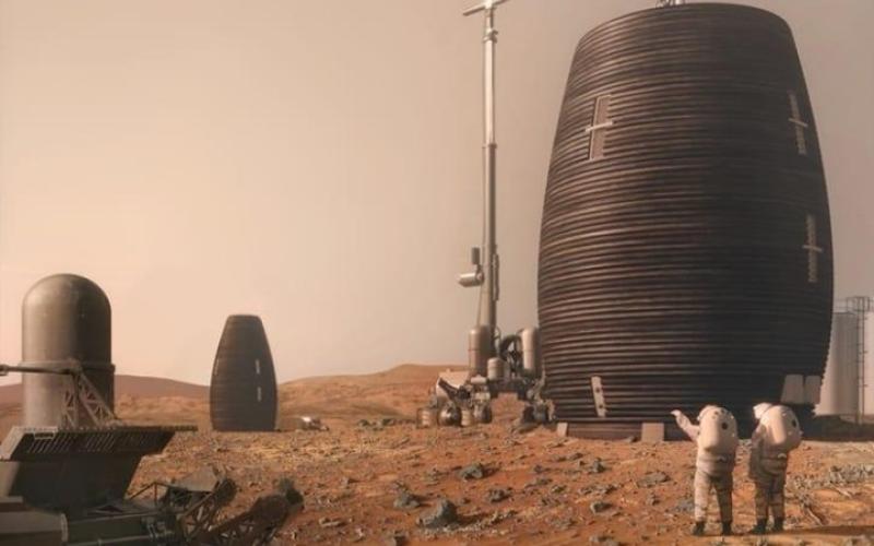 منازل "ثلاثية الأبعاد" للعيش على سطح المريخ (صور)