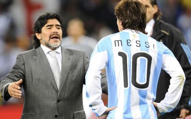 مارادونا ينصح ميسي بعدم اللعب مجددا في منتخب الأرجنتين