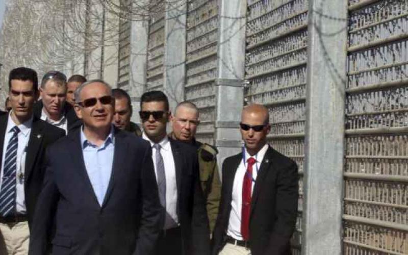نتنياهو: سنكمل بناء جدارنا على حدود الأردن لحمايتنا من تهديدات الإرهاب