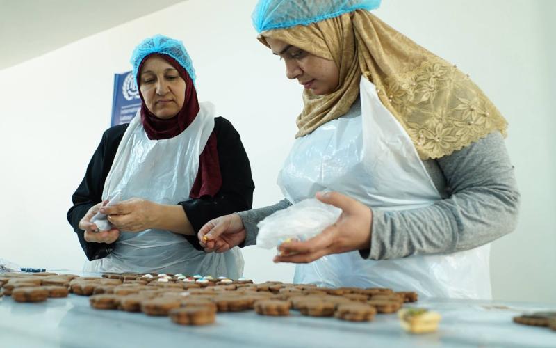 مطبخ انتاجي لسوريات وأردنيات في اربد يمكنهن اقتصاديا