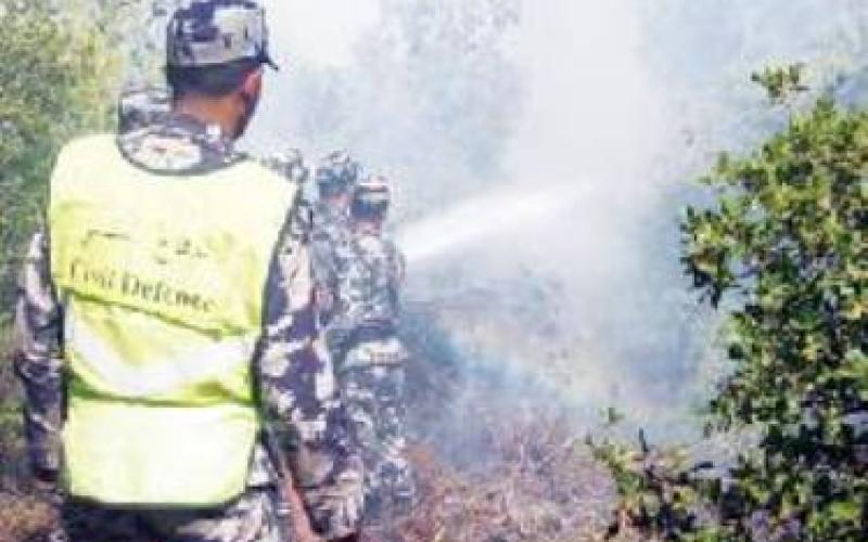 نتائج التحقيق الأولية: حريق دبين بفعل فاعل