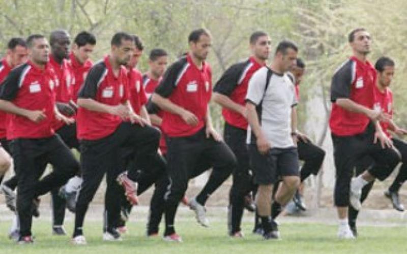 المنتخب الوطني لكرة القدم يصل رام الله