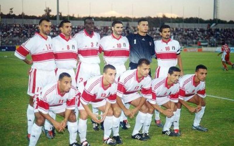 تعادل المنتخب الاردني والفلسطيني 1-1