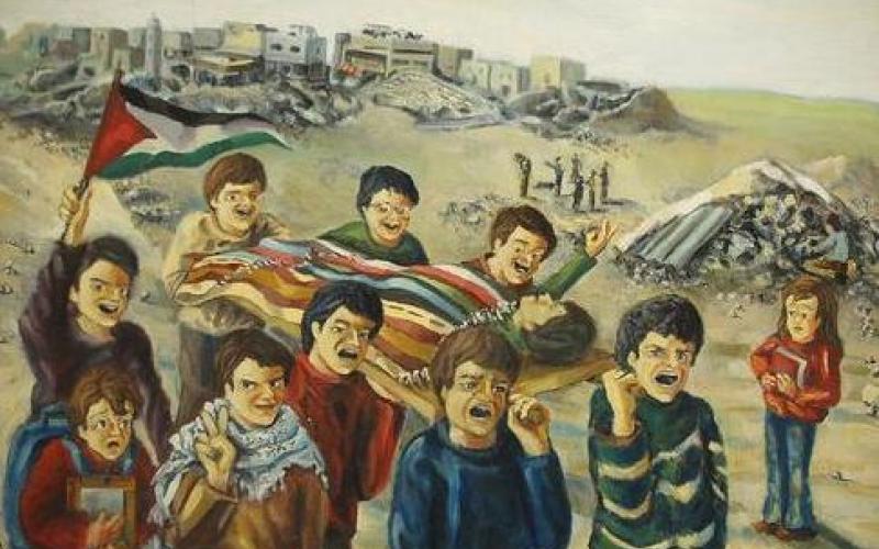 الامن المصري يصادر معرض الكاريكاتير الاردني من اجل غزة