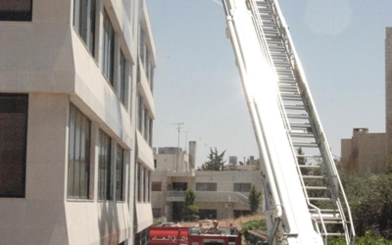 احتراق مكاتب المنظمة العربية للتنمية الزراعية