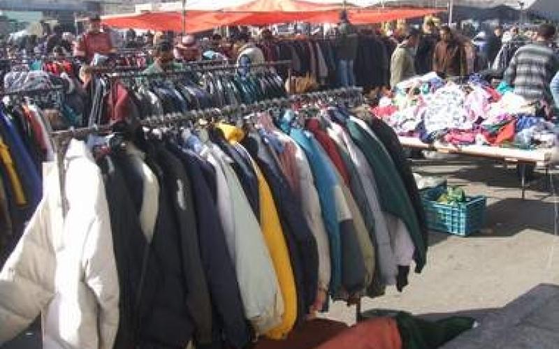 احتراق بسطة ملابس في سوق العبدلي